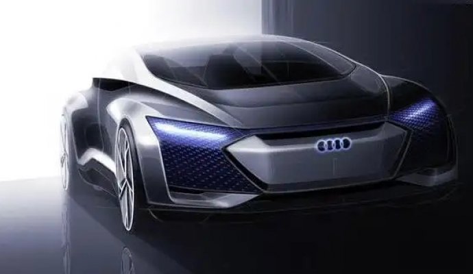 奧迪-可升降的大功率無線充電系統（無線充電）