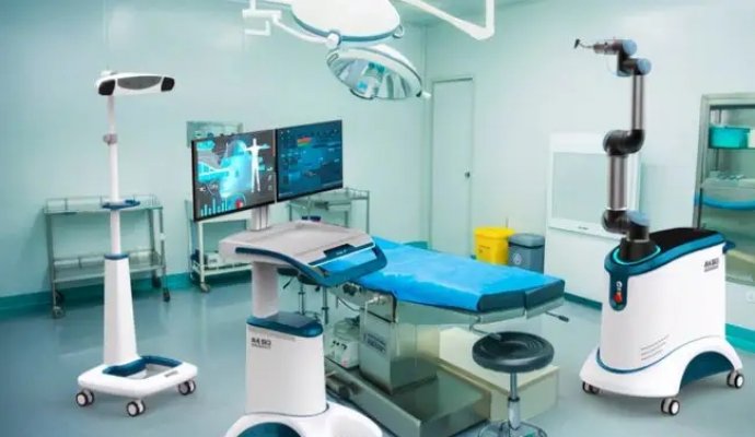 機器人服務的關鍵領域——醫(yī)療機器人（無線充電）