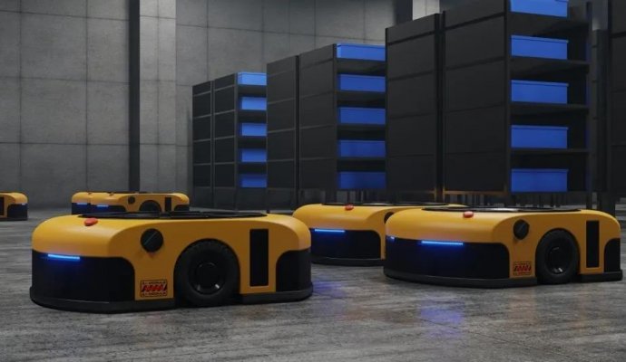 無(wú)人倉(cāng)儲(chǔ)AGV機(jī)器人解決方案（無(wú)線充電）