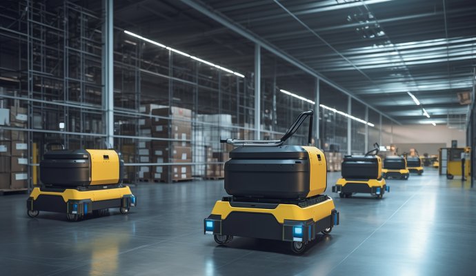 低溫冷庫中AGV無人叉車所需條件介紹（無線充電）