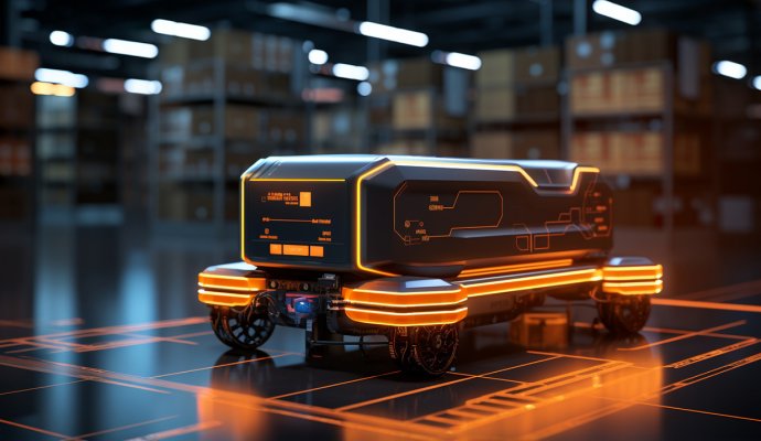 搬運機器人的充電樁技術原理應用需求分類（無線充電）